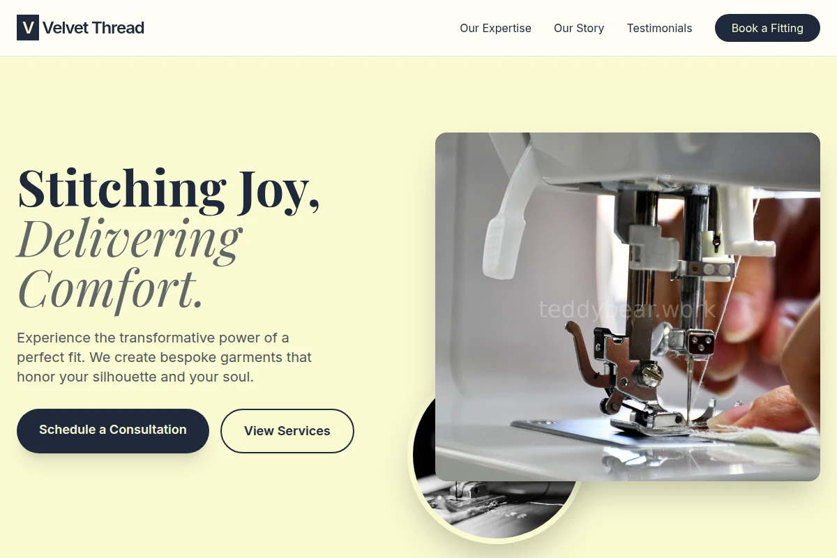 bespoke Sewing