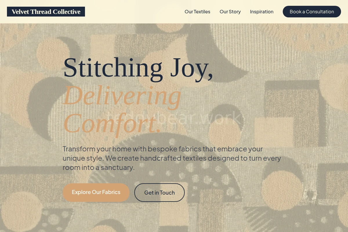 whimsical Textile Design