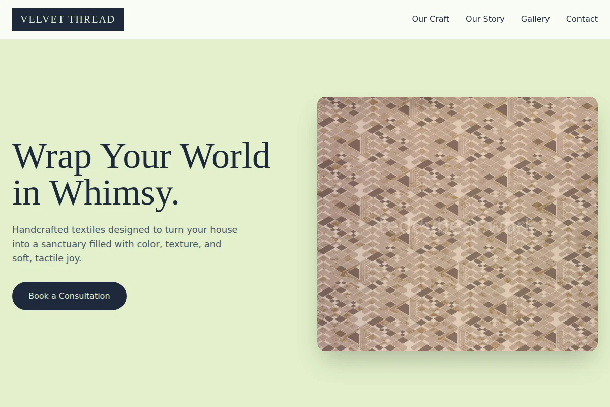 whimsical Textile Design