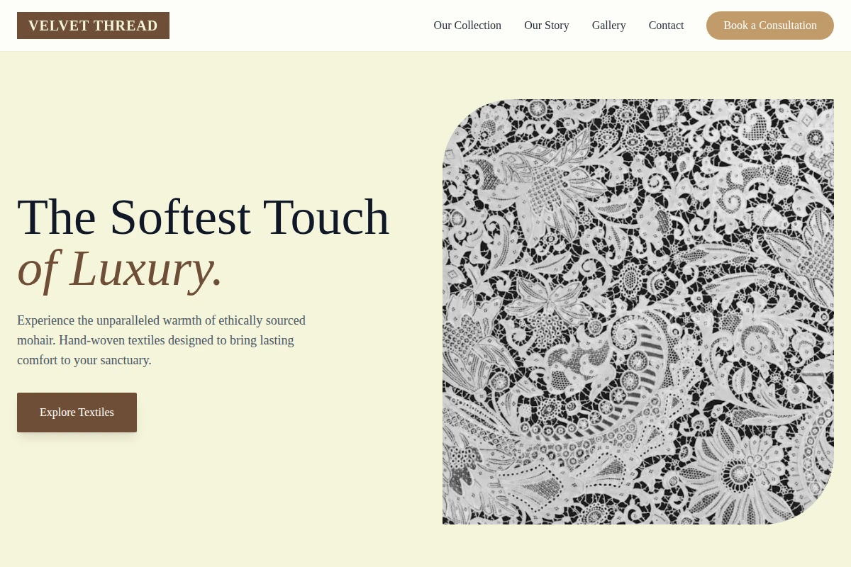 mohair Textile Design